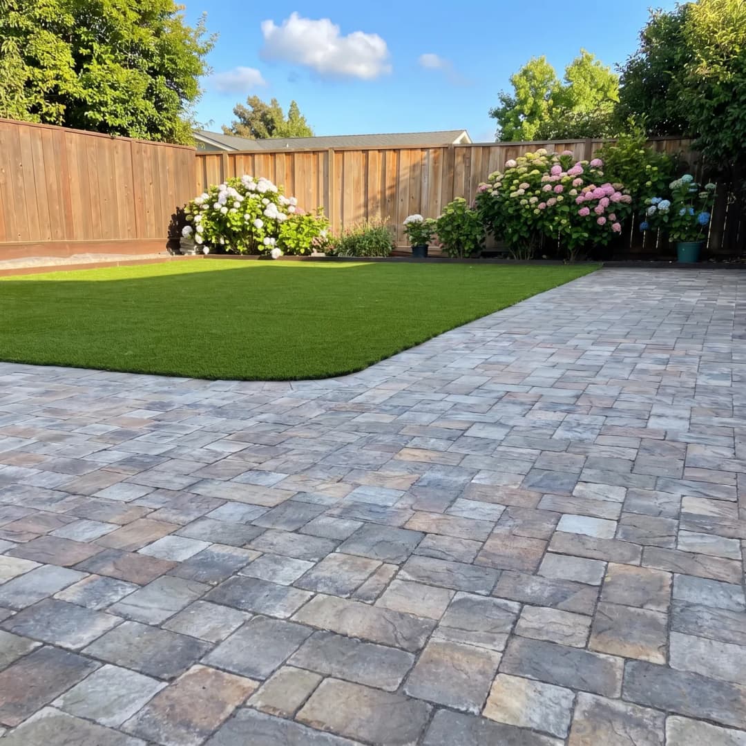Synthetic turf installation