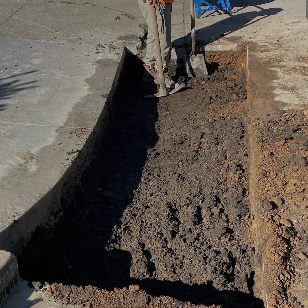 Durable paver installation compared to concrete surface