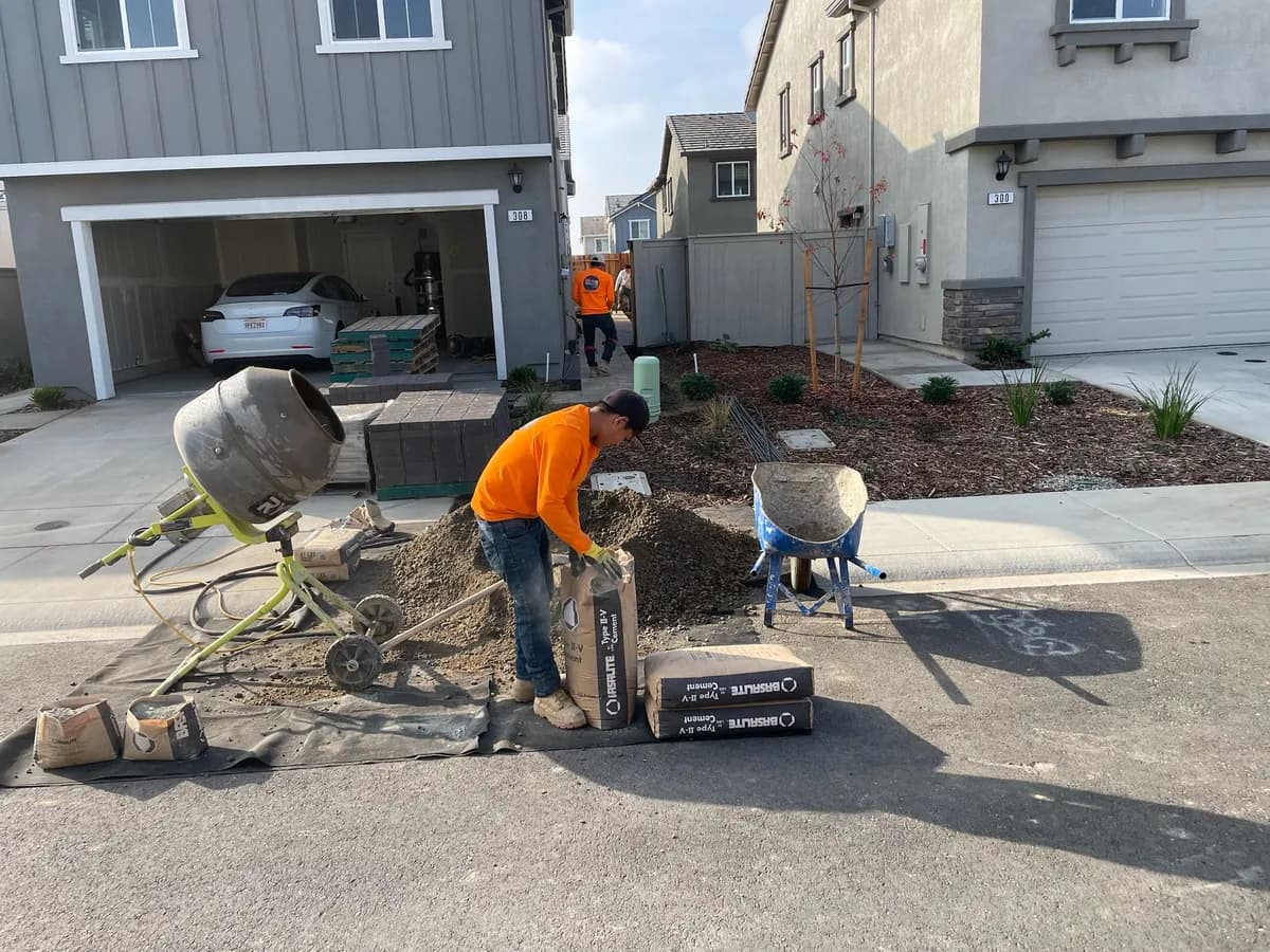 TP Pavers team at work